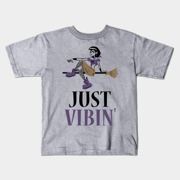 Just vinbin' Kids T-Shirt by delightfuldesigns.store@gmail.com